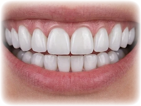 Hollywood Smile complet, 16 facettes : 8 en haut et 8 en bas, haut et bas en harmonie